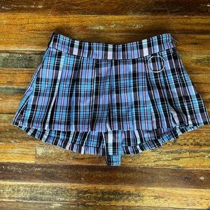 sugarthrillz mini plaid skirt